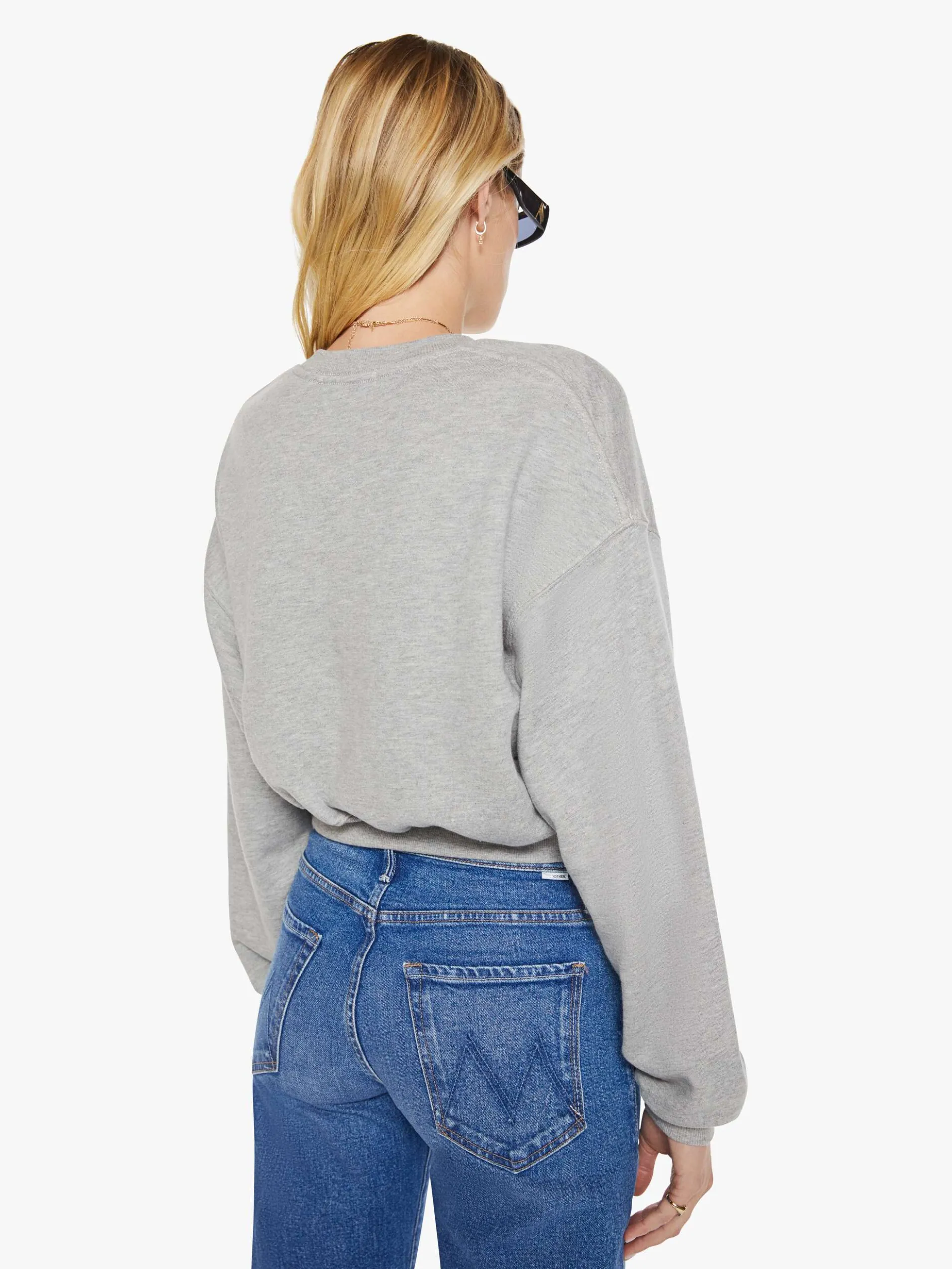 Cropped Crewneck Sweatshirt