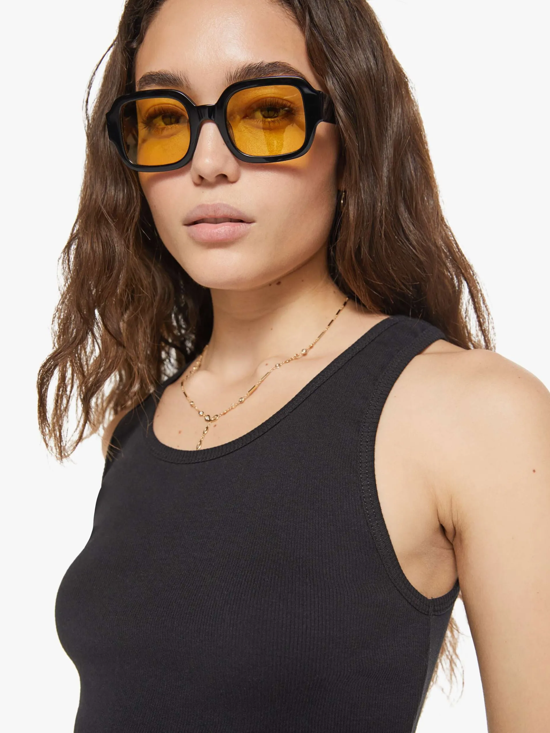 Cropped Scoop Neck Tank