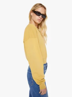Eterne Cropped V-Neck Sweatshirt