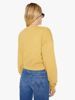 Eterne Cropped V-Neck Sweatshirt