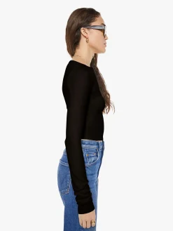 Long Sleeve Boatneck Top