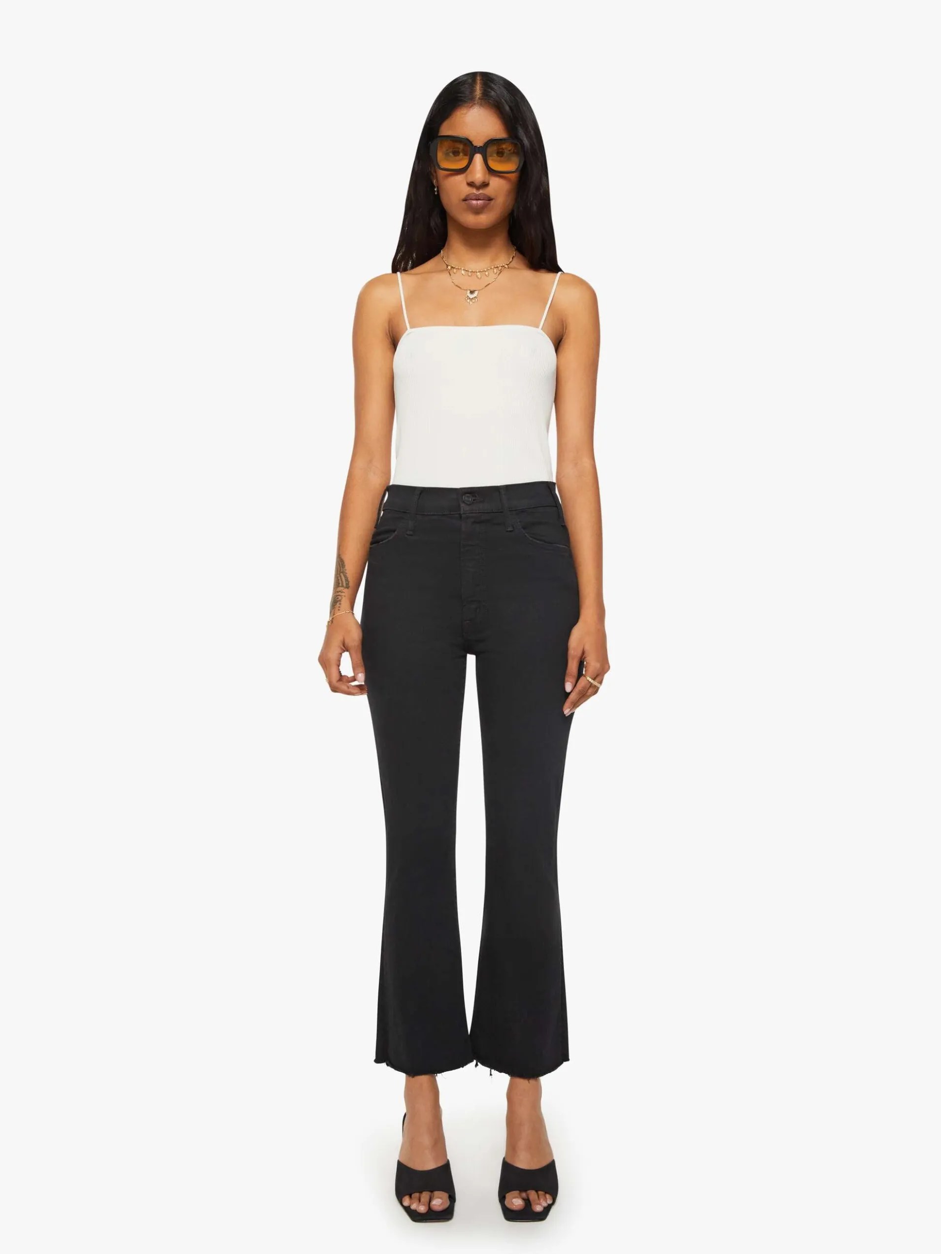 PETITES The Lil Hustler Ankle Fray
