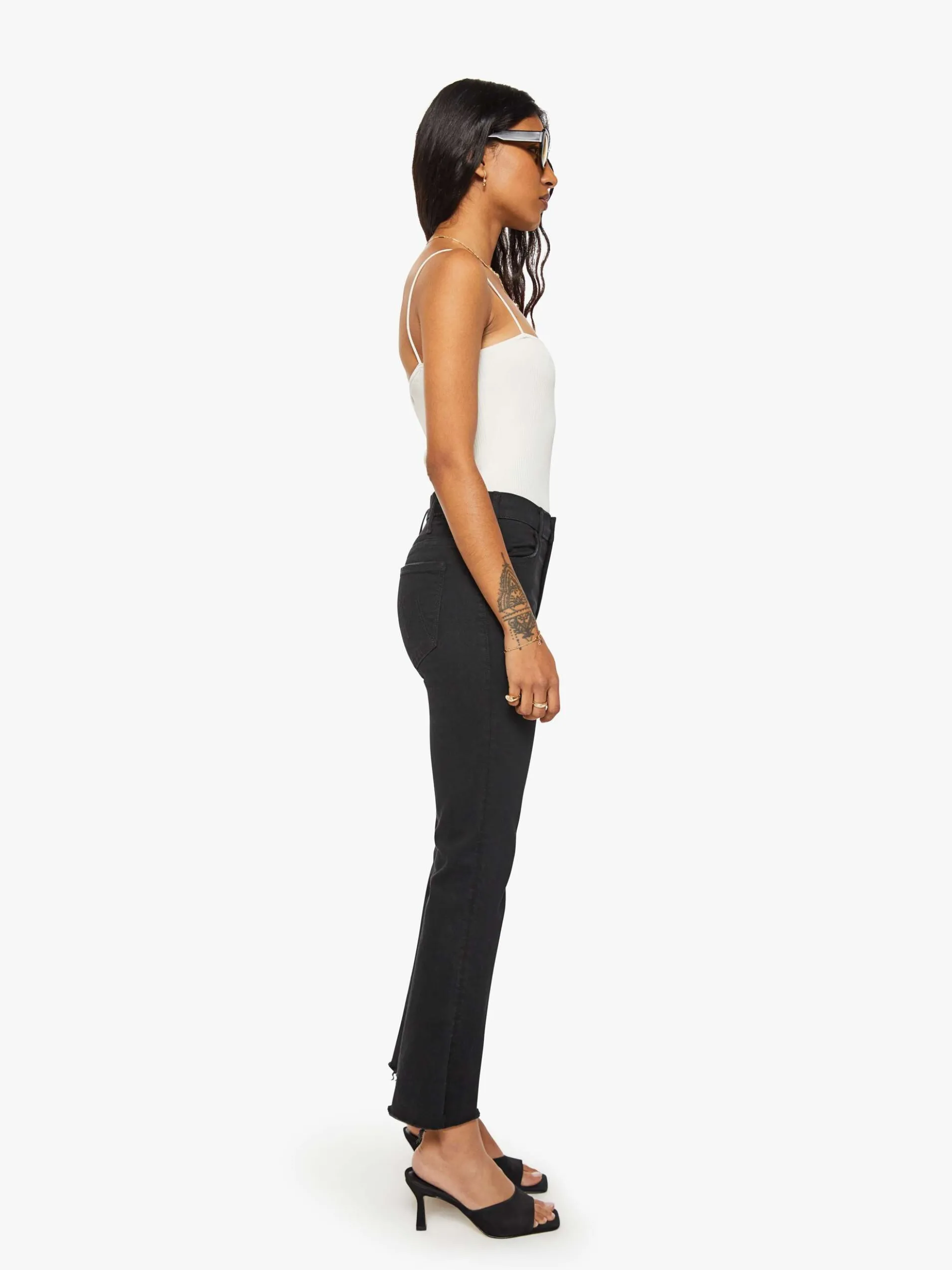 PETITES The Lil Hustler Ankle Fray
