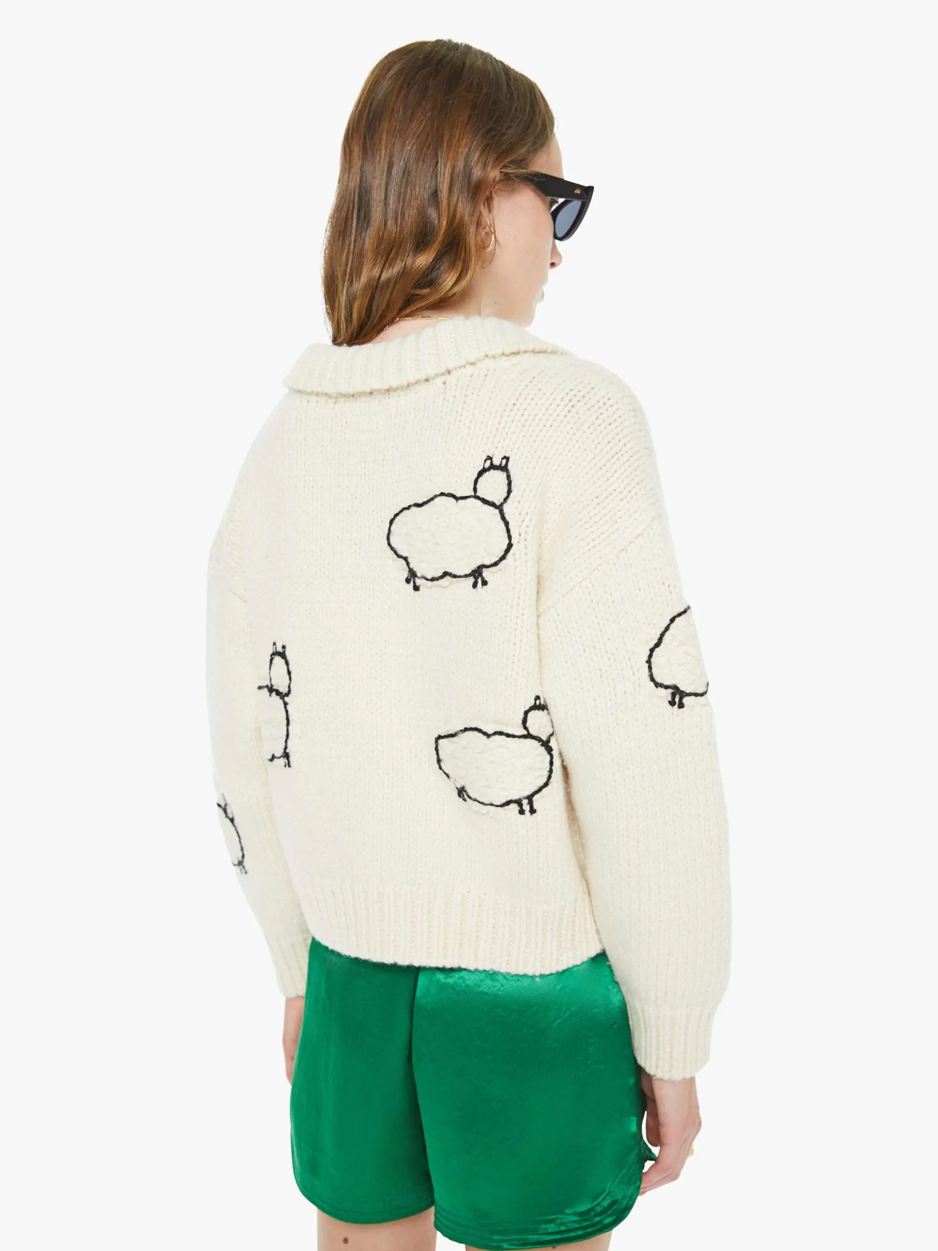 The Crop Raquette Cardigan