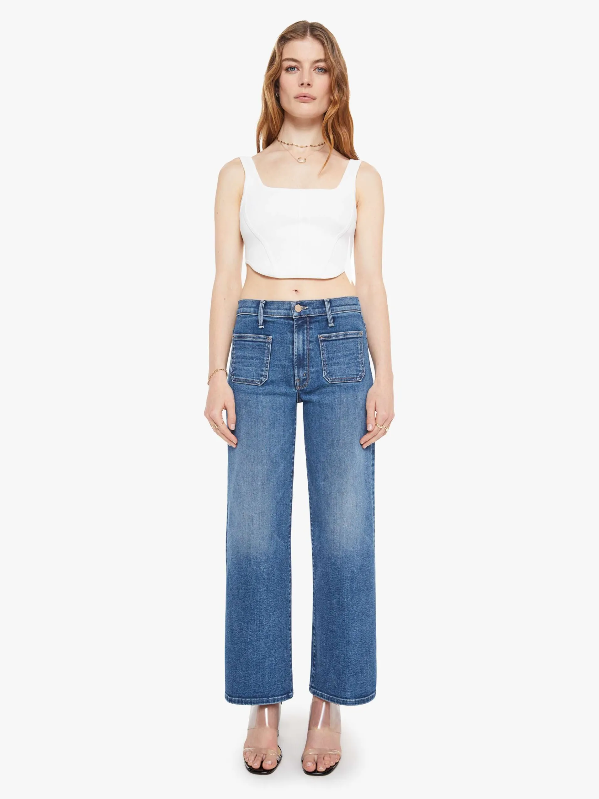 The Patch Pocket Mid Rise Maven Ankle