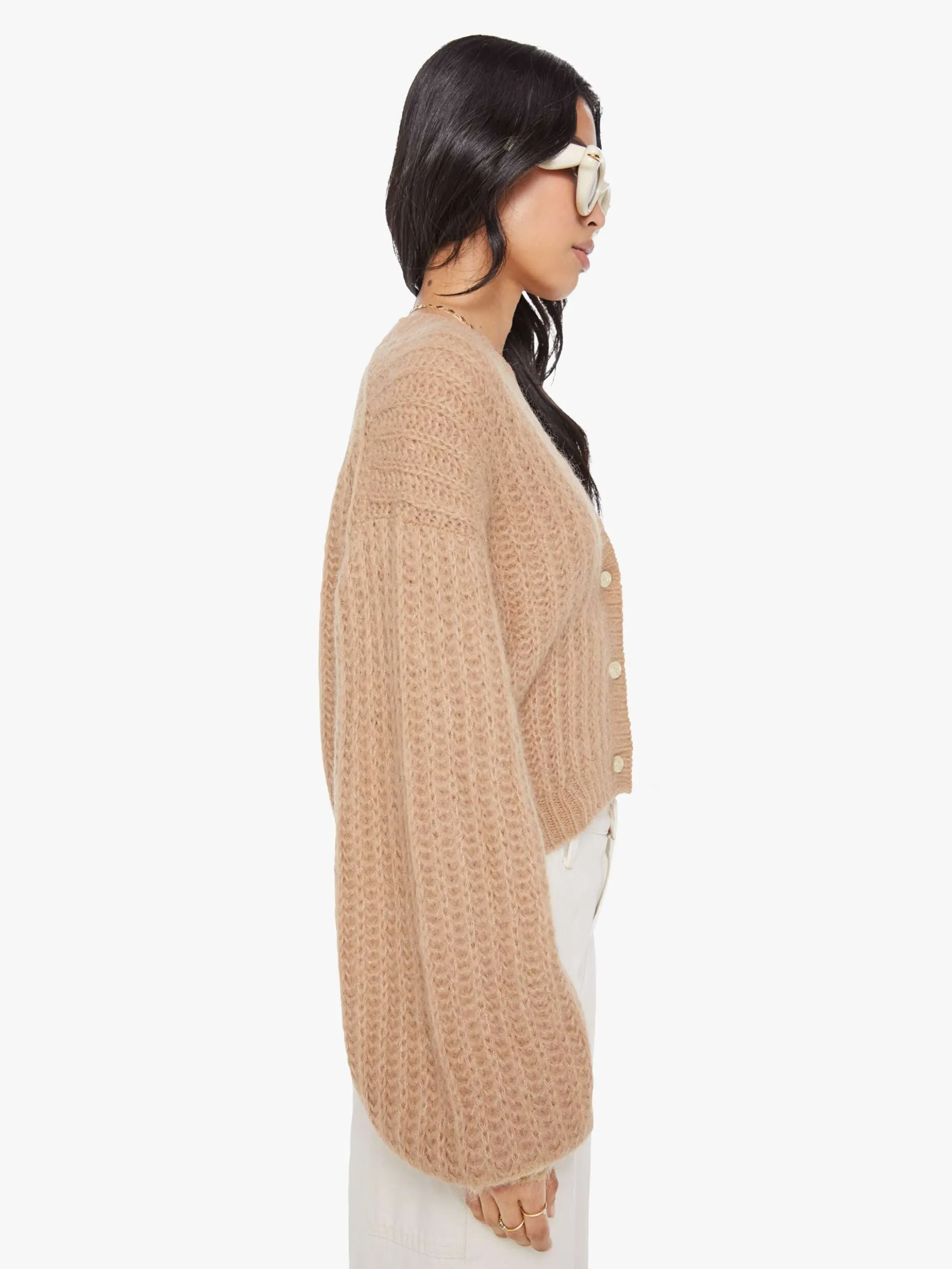 The Puffy Sleeve Varsity Cardigan