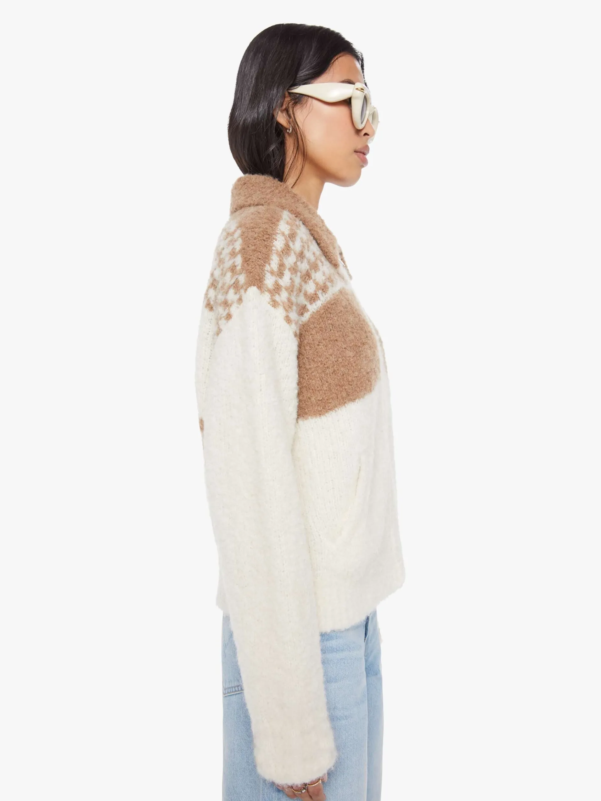 The Zip Raquette Cardigan